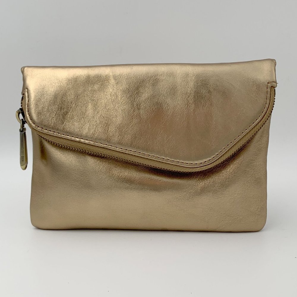 Daria Shoulder / Clutch Bag - Coin Bronze Gold